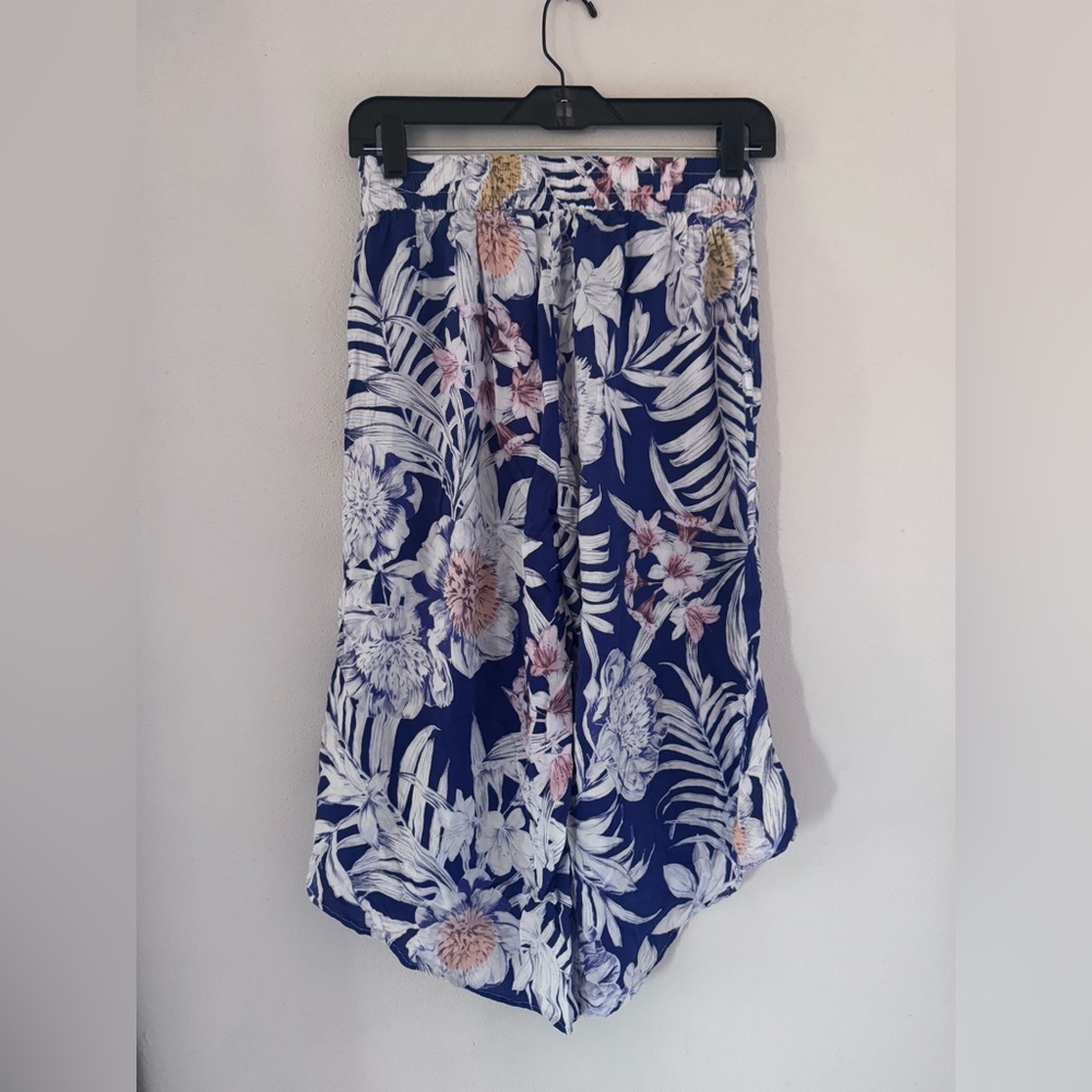 Anthropologie E By Eloise Kalalau Cropped Sleep Pants Exotic prints sz S - Picture 4 of 6